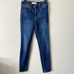 Madewell Roadtripper Skinny Jeans Stretch Timeless Womens Blue Denim 25